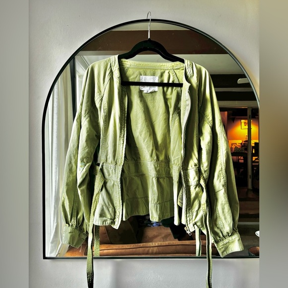 ANTHROPOLOGIE | Belted utility jacket | size small - Picture 3 of 11